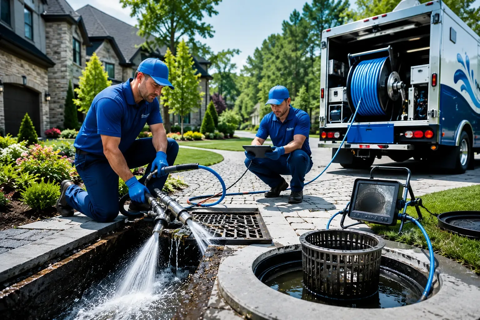 Local outdoor drain cleaning professionals in Duson, LA